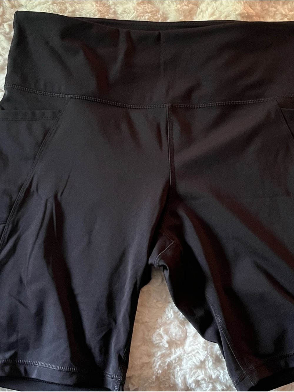 lululemon athletica Black High-Rise Bike Shorts